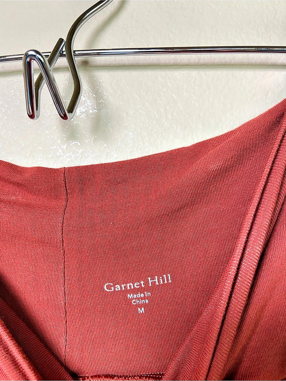 Garnet Hill Favorite Knit Maxi Skirt Red Medium - Picture 5 of 8